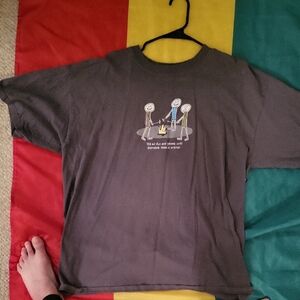 Anvil Dark Gray Campfire Graphic Tee